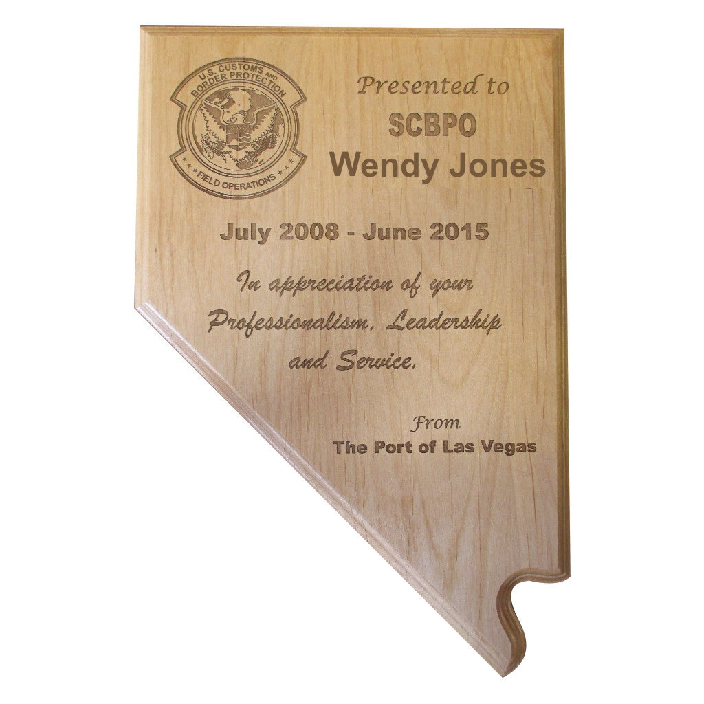 Employee of the Year Alder Wood Plaque - Perfect in Design - Custom laser  engraving