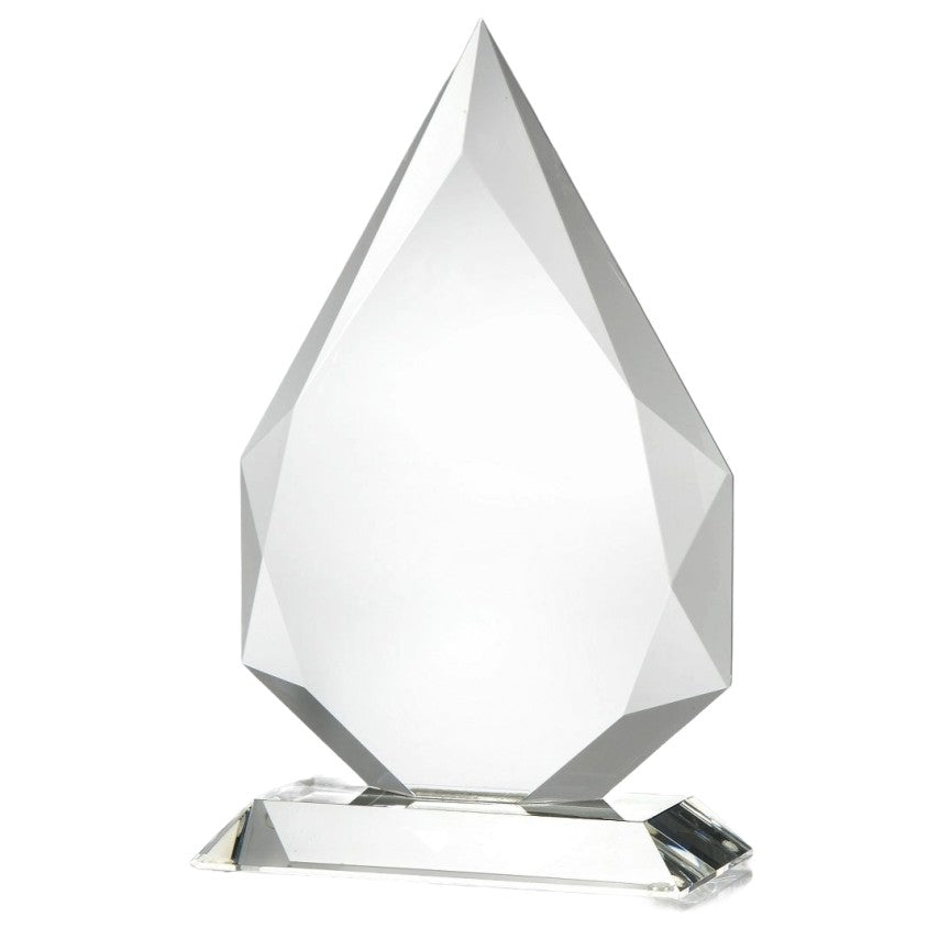 Arrowhead/Apex shaped crystal award