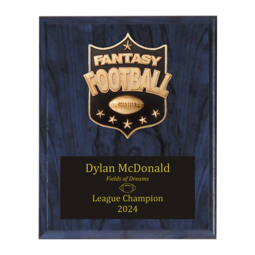 FANTASY FOOTBALL PLAQUE