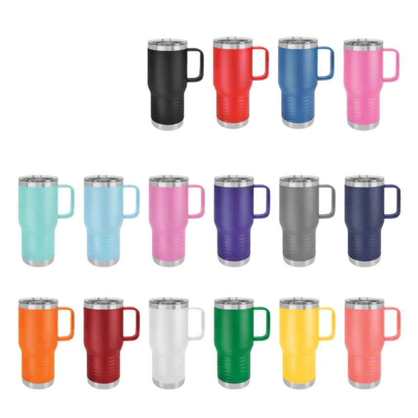 POLAR CAMEL 20oz TRAVEL MUG WITH HANDLE