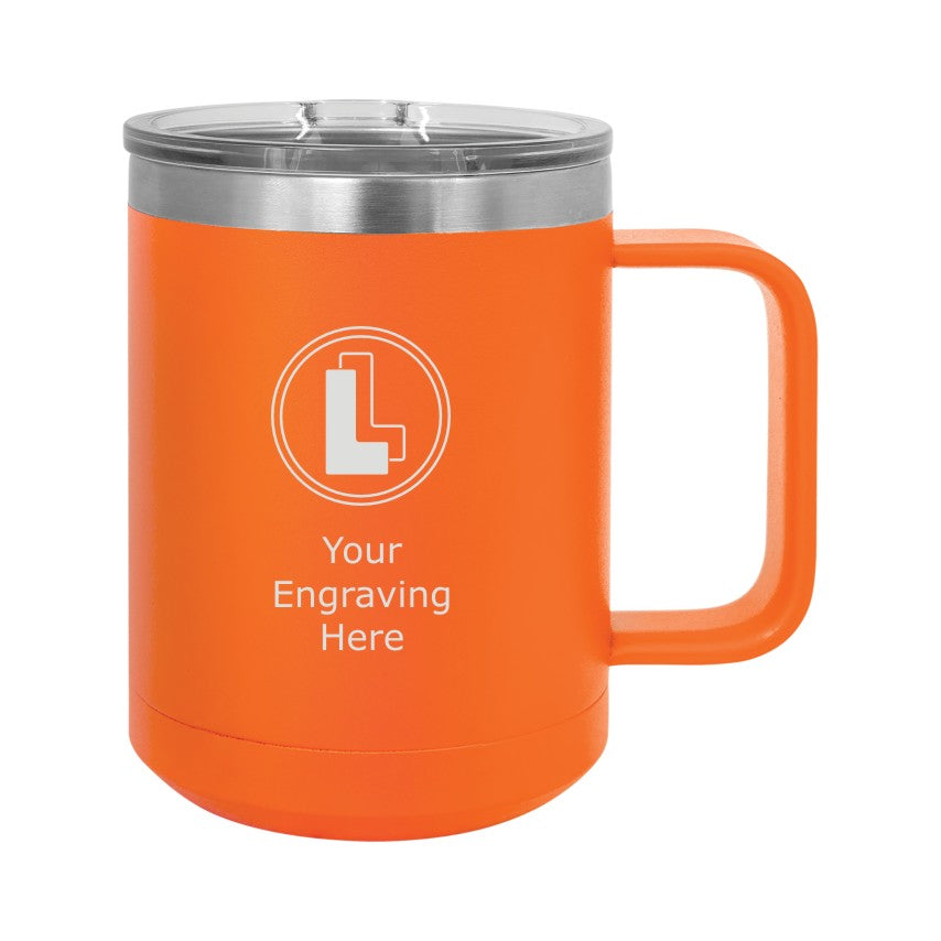 Buy orange POLAR CAMEL 15oz COFFEE MUG