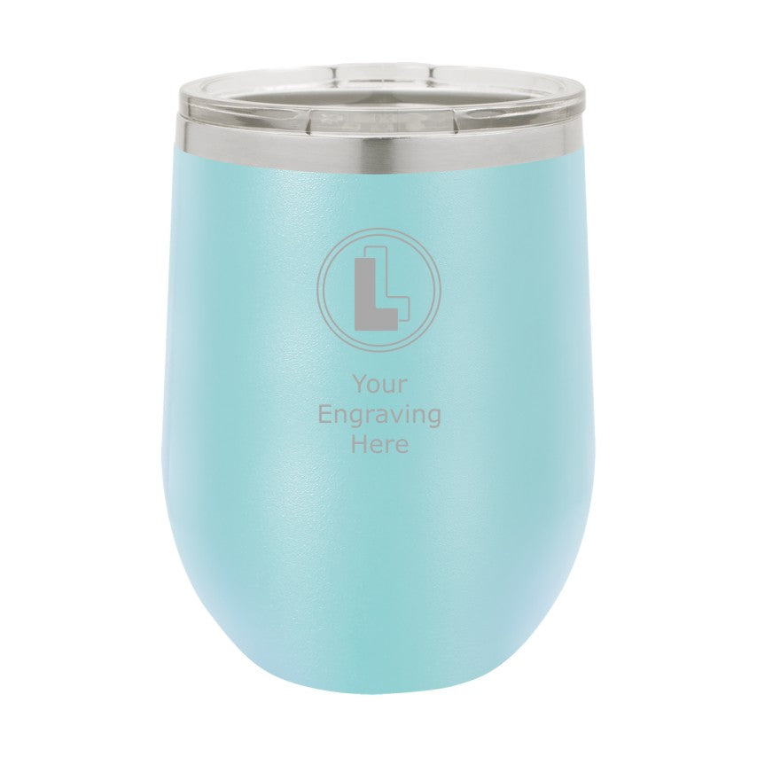 Buy light-blue POLAR CAMEL 12oz STEMLESS WINE GLASS