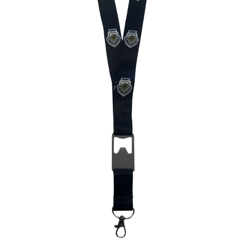 Weapons School Graduate Patch Branded Lanyard with Bottle Opener.