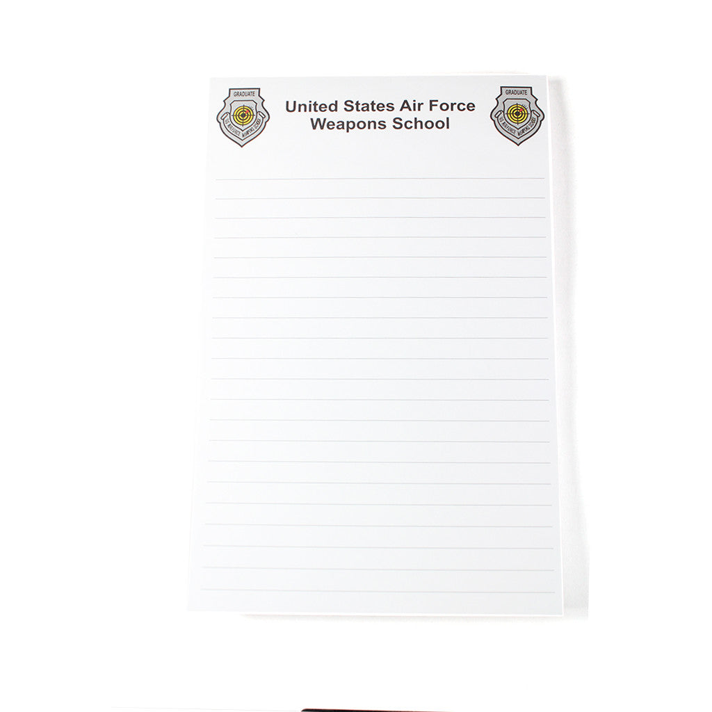 Weapons School Notepad 